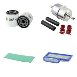 Filter Kit for John Deere LX 280 with Kawasaki FH580V Engine 01.2004 - 12.2005 Air Oil Fuel