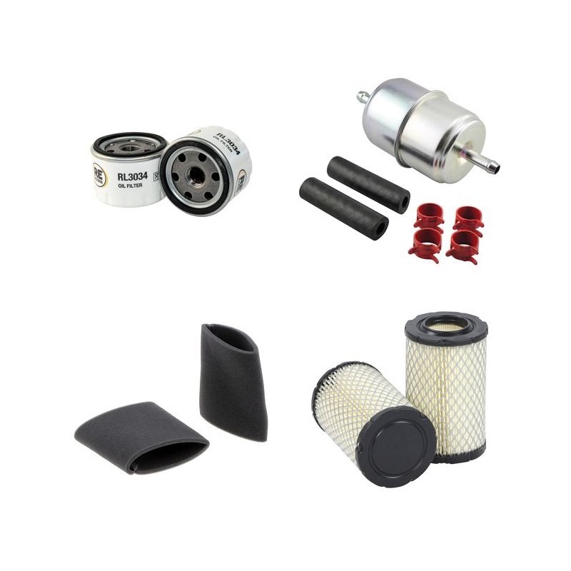 Filter Kit FITS JOHN DEERE X 166 R w/BRIGGS-STRATTONeng. 01.2020 -  Air Oil Fuel