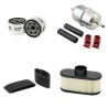 Filter Kit FITS JOHN DEERE X 330 R w/KAWASAKI FS730Veng.  Air Oil Fuel