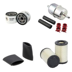 Filter Kit for John Deere X 350 R with Kawasaki FS600V Engine Air Oil Fuel