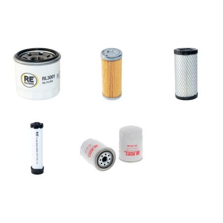 Filter Kit for John Deere X 950 R with Yanmar Engine 01.2016 -