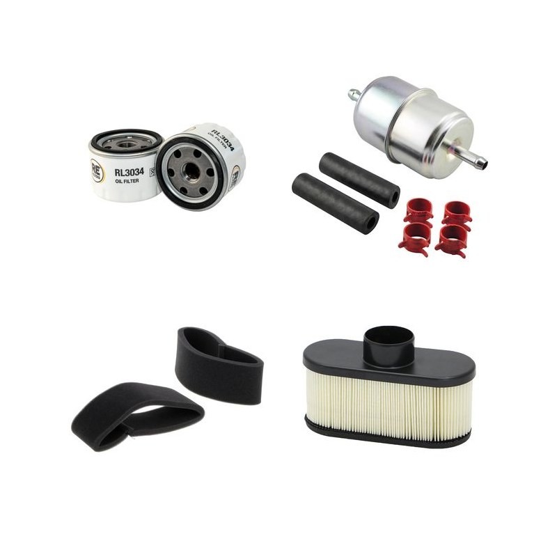 Filter Kit for John Deere Z 540 R with Kawasaki FS 370 V Engine Air Oil Fuel