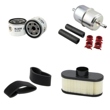 Filter Kit FITS JOHN DEERE Z 645 w/KAWASAKI FS730Veng.  Air Oil Fuel