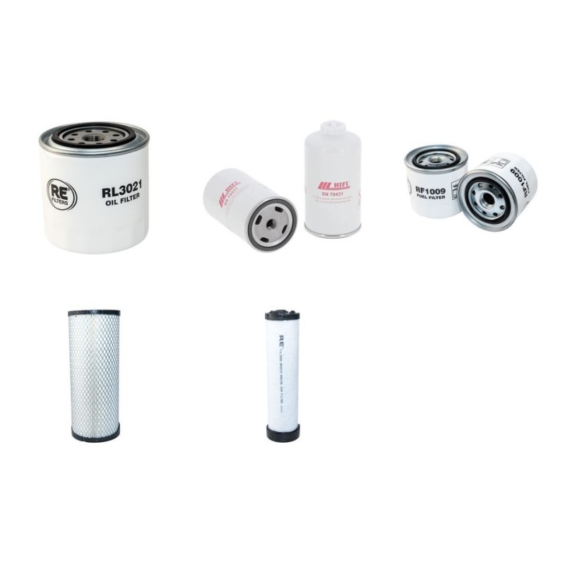 KARCHER MC 130 Filter Service Kit w/KUBOTA V2403-Meng.  Air Oil Fuel