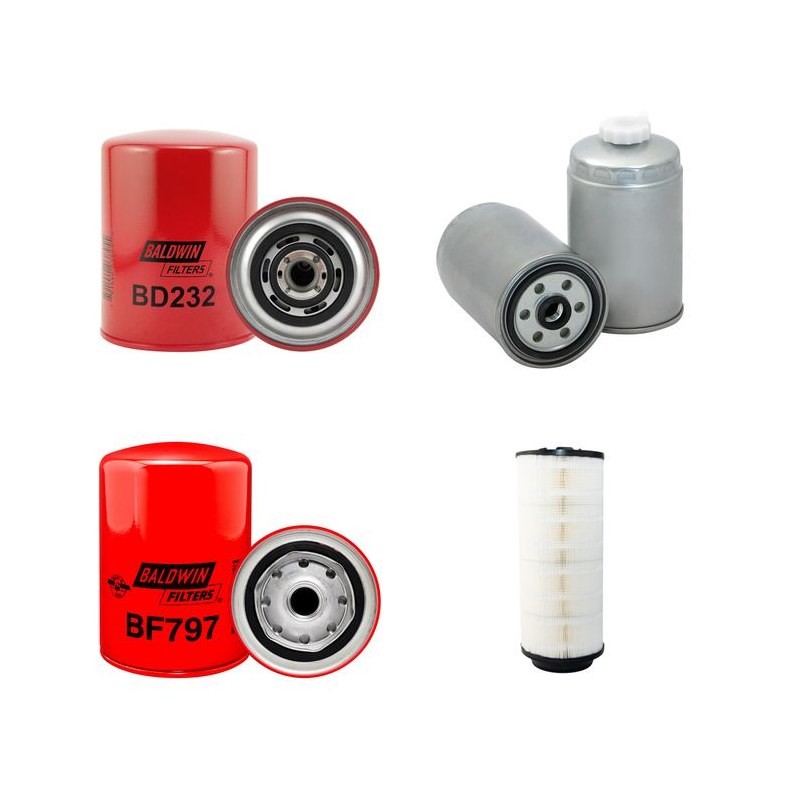 KIEFER BOKI HY 1251 Filter Service Kit w/IVECOeng. 01.2002 - 01.2006 Air Oil Fuel