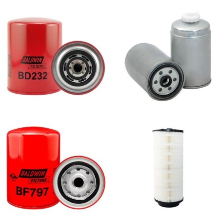 KIEFER BOKI HY 1251 Filter Service Kit w/IVECOeng. 01.2002 - 01.2006 Air Oil Fuel