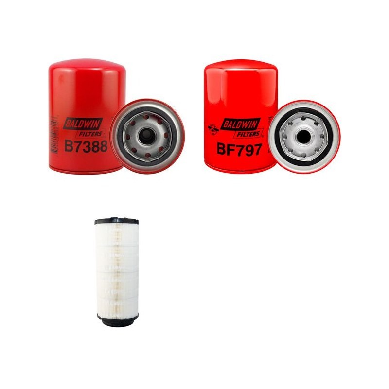 KIEFER BOKI HY 1251 Filter Service Kit w/IVECO EURO IVeng. 01.2006 -  Air Oil Fuel