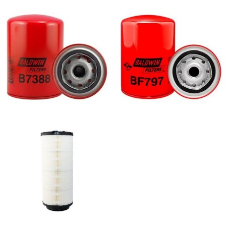 KIEFER BOKI HY 1251 Filter Service Kit w/IVECO EURO IVeng. 01.2006 -  Air Oil Fuel