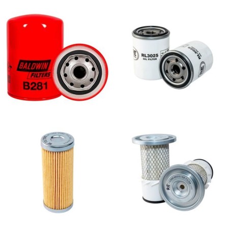 Filter Kit for Komatsu PC05-1 - Yanmar Engine