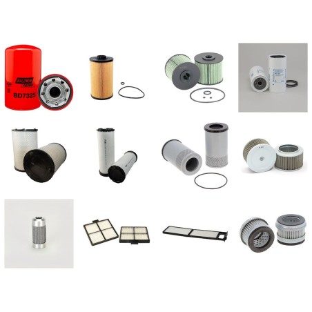 KOBELCO SK 270 SR LC-5 Filter Service Kit w/HINO J05E-UMeng.