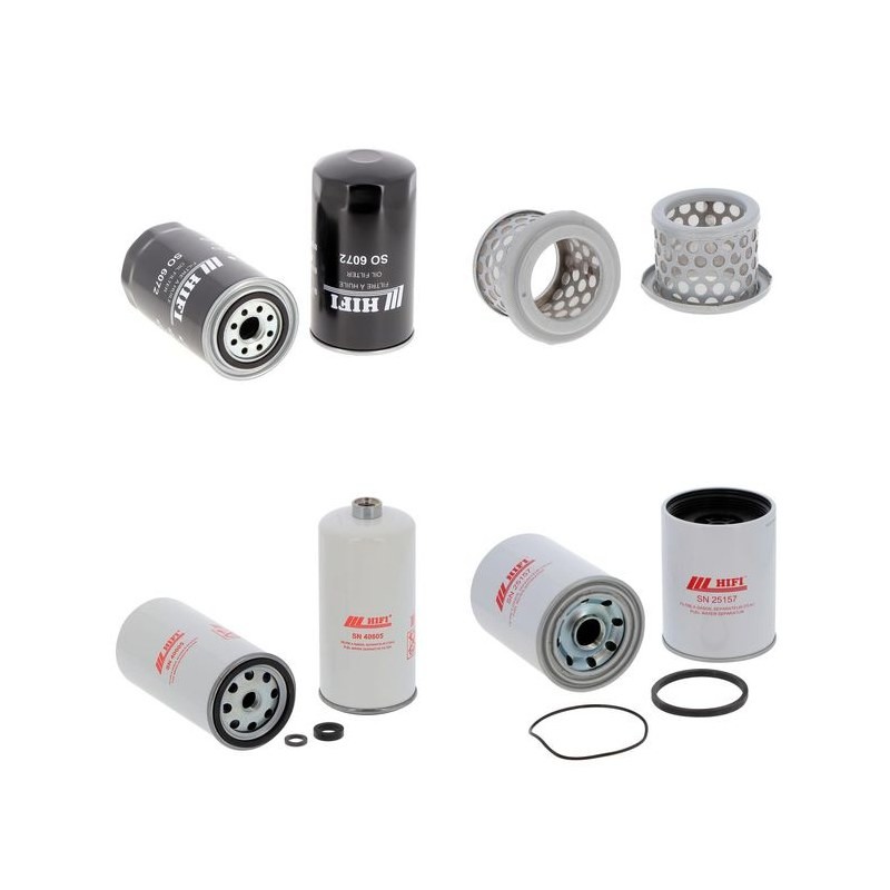 KOMATSU HB 205-1 MO Filter Service Kit w/KOMATSUeng.  Air Oil Fuel