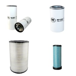 KOMATSU HB 365 LC-3 HYBRID Filter Service Kit w/KOMATSU SAA6D114E-6eng. 01.2016 -
