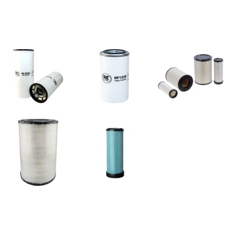 KOMATSU HB 365 LC-3 HYBRID Filter Service Kit w/KOMATSU SAA6D114E-6eng. 01.2016 -  Air Oil Fuel