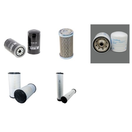 KOMATSU PC 200-7 Filter Service Kit w/KOMATSU SAA6D102Eeng.  Air Oil Fuel