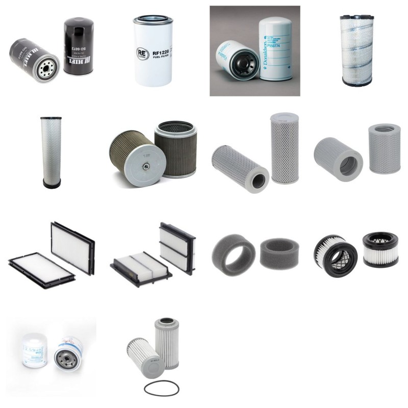 Filter Kit for Komatsu PC 200-8 LC/NLC with Komatsu Engine 01.2007 -
