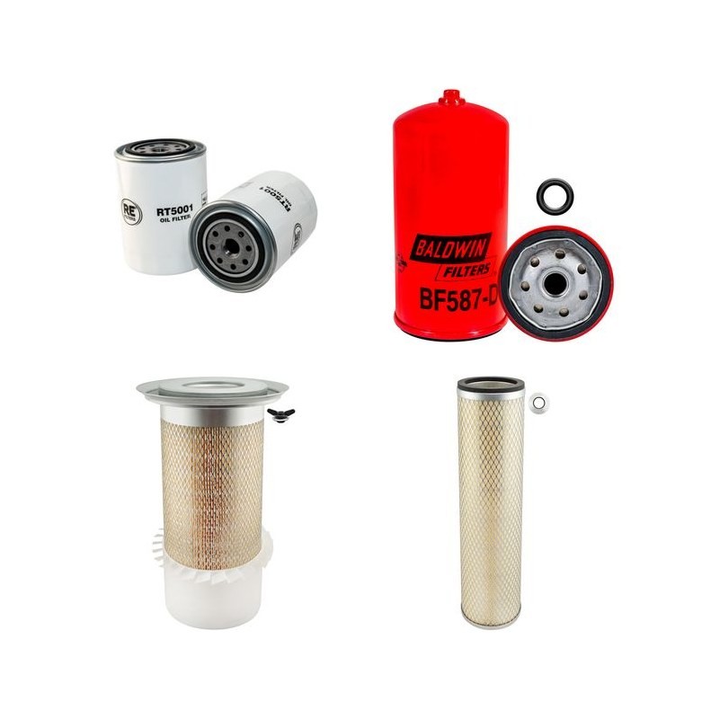 Filter Kit for Komatsu PC 240 NLC-3 KP with Perkins 1006.6T Engine Air Oil Fuel