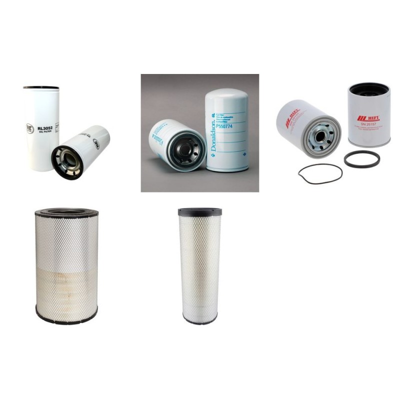 Filter Kit for Komatsu PC 300-8 LC MO with Komatsu Engine Air Oil Fuel