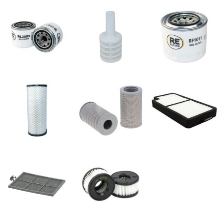 KOMATSU PC 45 MR-5 Filter Service Kit w/KOMATSUeng. 01.2016 -