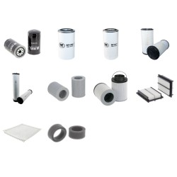 KOMATSU PW 220-7EO LC Filter Service Kit w/KOMATSU SAA6D107Eeng. 01.2006 -