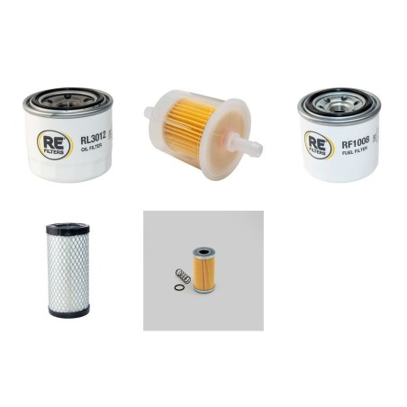 KRANMAN BISON 8000 6WD Filter Service Kit w/KUBOTA D 902 EF01eng.
