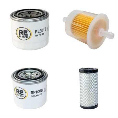 KRANMAN BISON 8000 6WD Filter Service Kit w/KUBOTA D 902 EF01eng.  Air Oil Fuel