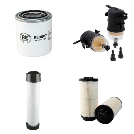 LANCY PH 9 B-R Filter Service Kit w/KUBOTA D 1105eng.  Air Oil Fuel