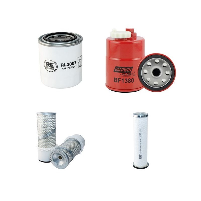 LASTEC 3300 ZT Filter Service Kit w/KUBOTA D 1105-Teng. 01.2014 -  Air Oil Fuel