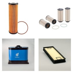 LINDNER RECYCLINGTECH URRACO 75 DK Filter Service Kit w/SCANIA DC 09-086Aeng. 01.2017 -  Air Oil Fuel
