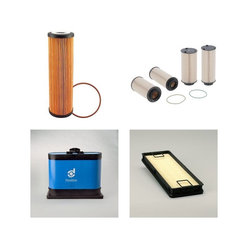LINDNER RECYCLINGTECH URRACO 75 DK Filter Service Kit w/SCANIA DC 09-086Aeng. 01.2017 -  Air Oil Fuel