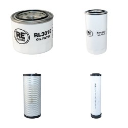 LIUGONG 375 A Filter Service Kit w/YANMAR 4NV98T-ZNLYSeng.  Air Oil Fuel