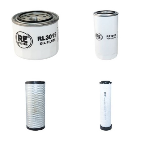 LIUGONG 375 A Filter Service Kit w/YANMAR 4NV98T-ZNLYSeng.  Air Oil Fuel