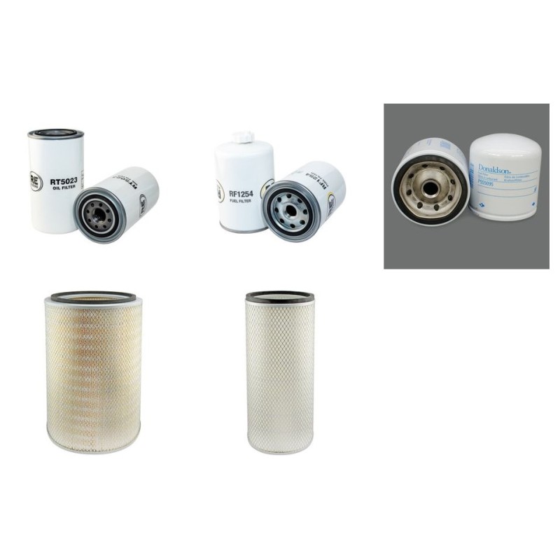 LIUGONG CLG 205 Filter Service Kit w/CUMMINS 6 BT 5.9 Ceng.  Air Oil Fuel