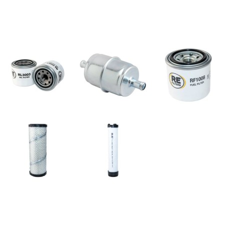 Filter Kit for JCB 1THT Air Oil Fuel with Kubota D 905 Engine