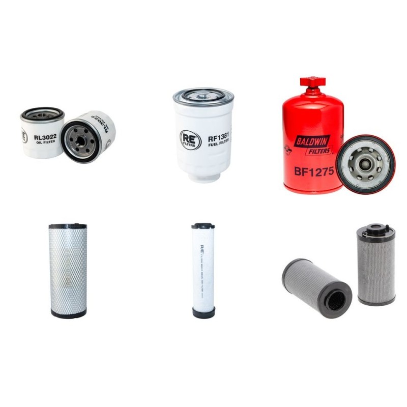LIUGONG CLG 907 Filter Service Kit w/CUMMINSeng.