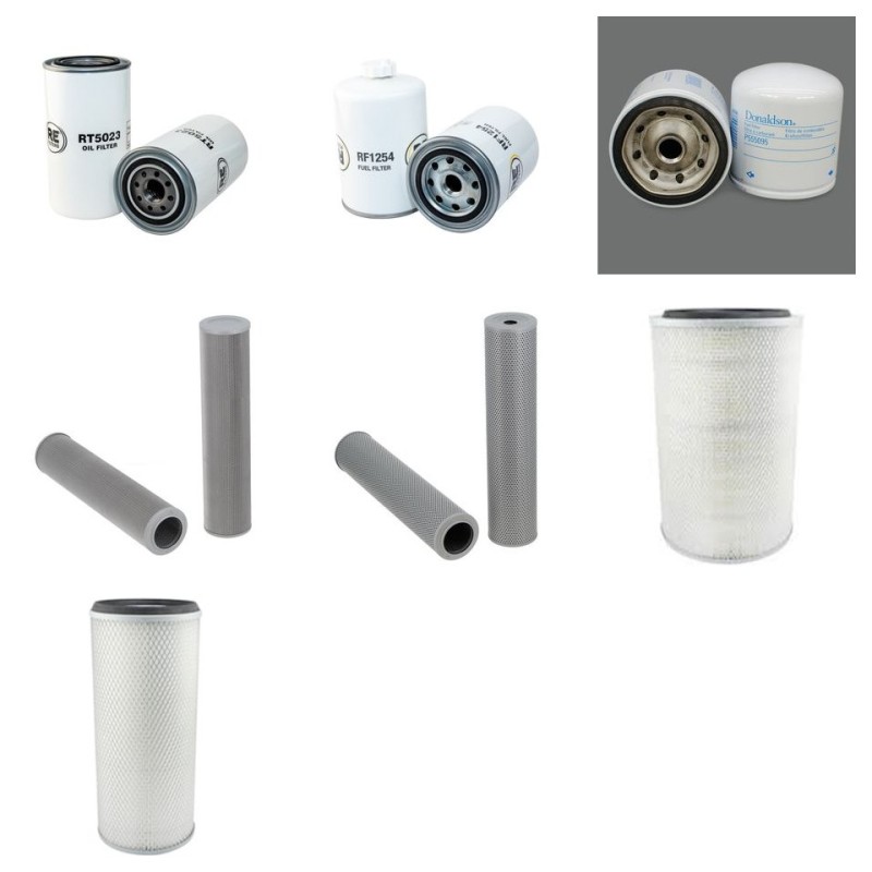 LIUGONG ZL 50 CN Filter Service Kit w/CUMMINSeng.