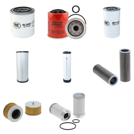 LOVOL FOTON GROUP FR 65-V8 Filter Service Kit w/YANMAR 4TNV94Leng.