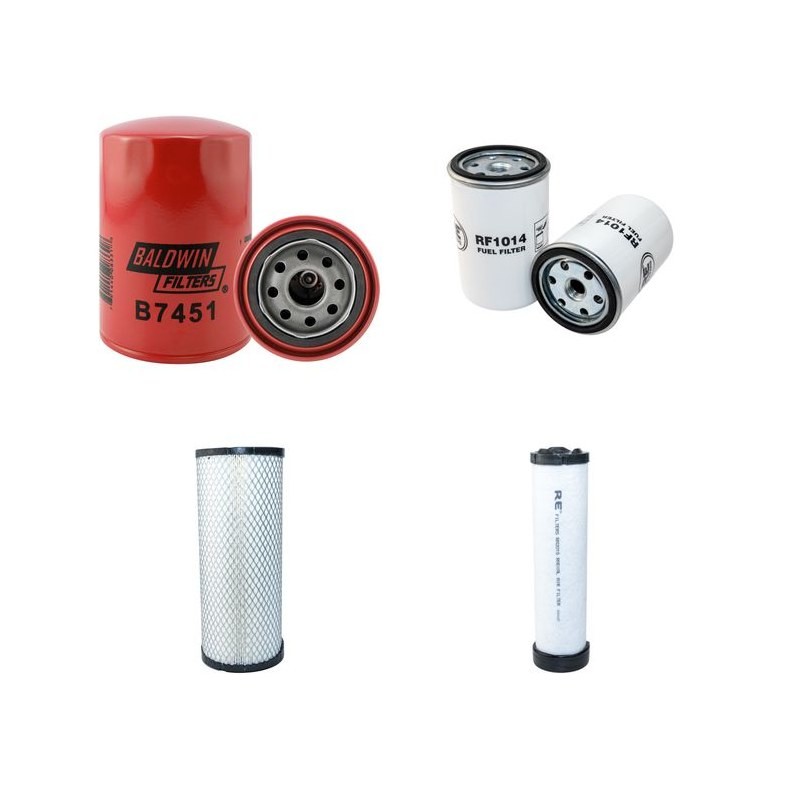 LOVOL FOTON GROUP M 504 Filter Service Kit w/ANHUI QUANCHAI QC 498eng. 01.2020 -