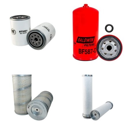 LUNDBERG 344 Filter Service Kit w/PERKINSeng.  Air Oil Fuel