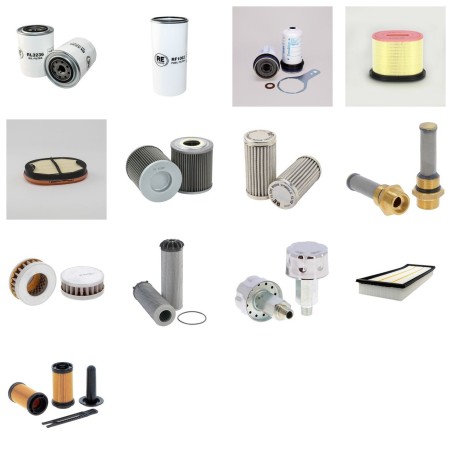 MASSEY FERGUSON 7716 DYNA 6 Filter Service Kit w/AGCO POWER 66AWFeng. 01.2015 -