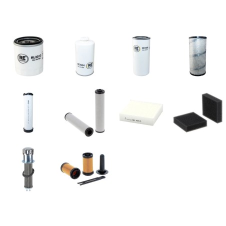 MECALAC 15 MWR Filter Service Kit w/DEUTZ TCD3.6L4eng. 01.2018 -