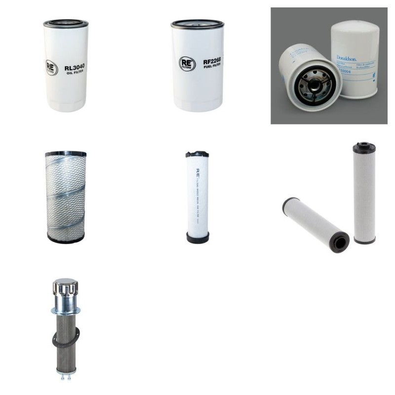 MECALAC 714 MC Filter Service Kit w/DEUTZ TCD2012L04eng.