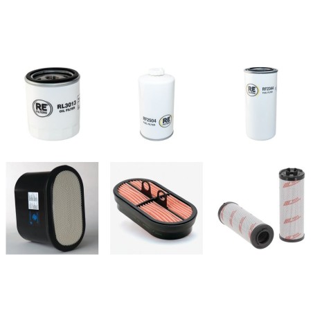 MECALAC 714 MC Filter Service Kit w/DEUTZ TCD3.6L4eng.