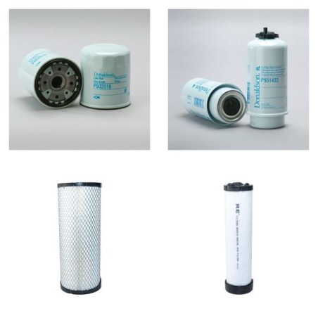 Filter Kit for JCB 48Z-1 with Perkins 404D-22 Engine Air, Oil, Fuel Filters