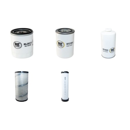 MECALAC AX 1000 Filter Service Kit w/DEUTZ TD2.9L4eng. 01.2017 -  Air Oil Fuel