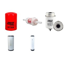 MECALAC AX 850 Filter Service Kit w/JOHN DEERE 4024HF295eng. 01.2012 -  Air Oil Fuel