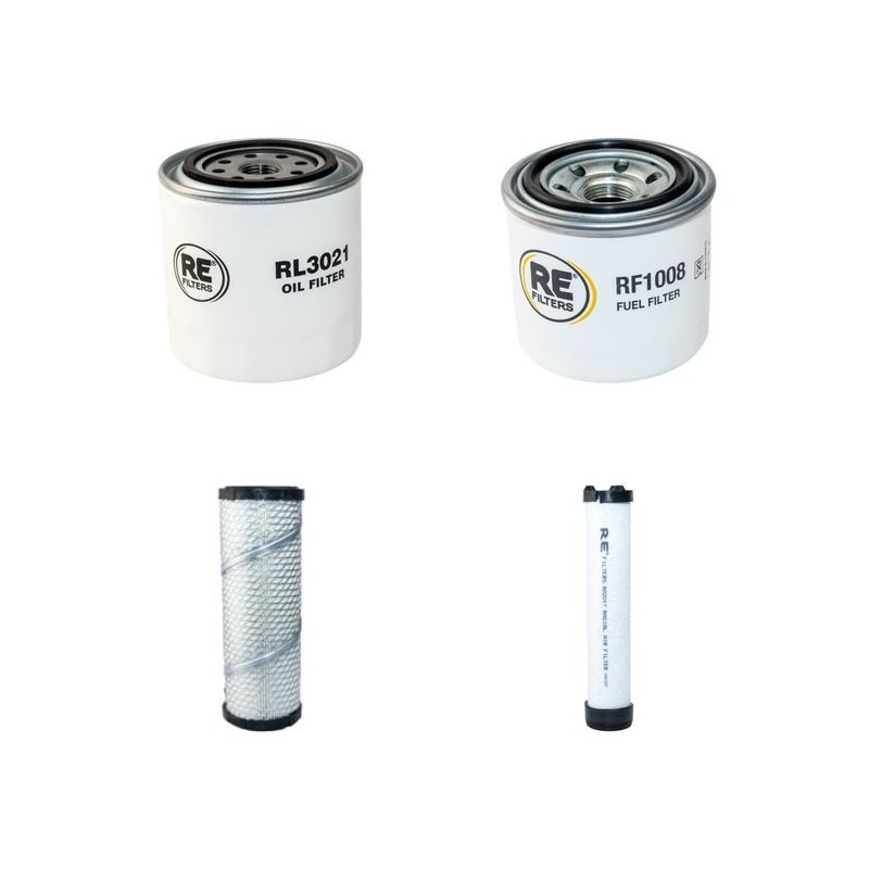 MECALAC TA 3 S Filter Service Kit w/KUBOTA V2203M-EU4eng.  Air Oil Fuel