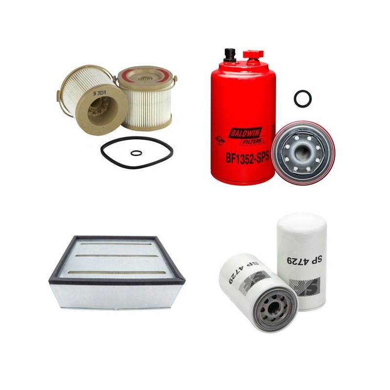 MECBO CARTRACK P 6.80 Filter Service Kit w/CUMMINSeng.  Air Oil Fuel