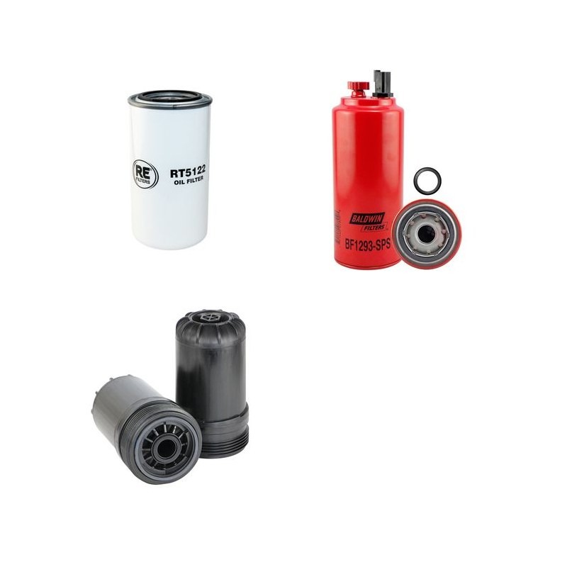 MECBO CARTRACK P.6110 AP Filter Service Kit w/CUMMINSeng.  Air Oil Fuel