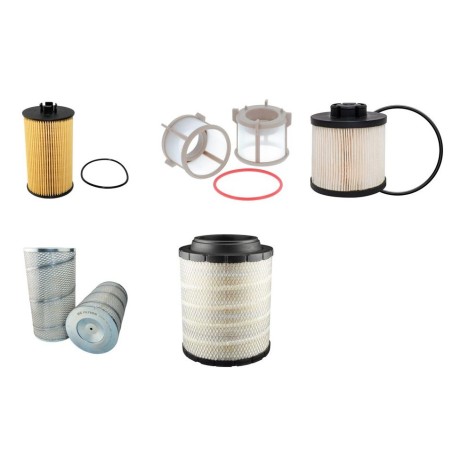 PISTEN BULLY 100 Filter Service Kit w/MERCEDES BENZ OM 904 LAeng. 01.1999 - 01.2010 Air Oil Fuel