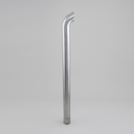 Donaldson P207318 STACK PIPE CURVED 3 IN (76 MM) ID X 48 IN (1219 MM) CHROME